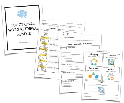 Word Retrieval Worksheets Bundle - Image 2