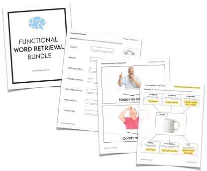 Word Retrieval Worksheets Bundle - Image 3
