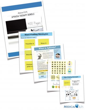 aphasia worksheets