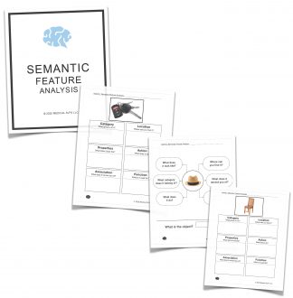 Semantic feature analysis sfa chart