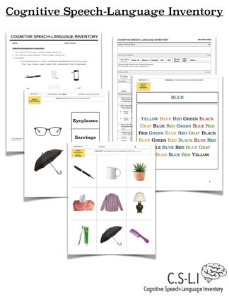 cognitive speech language assessment evaluation