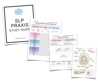 speech language praxis study guide