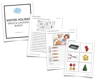 winter speech therapy